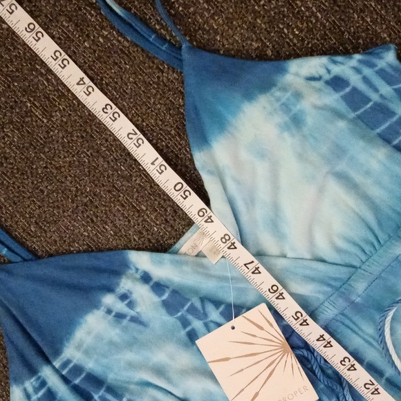 🆕️ 🌊Boston Proper🌊 - Blue Tie Dye Capri Maxi Dress - Picture 14 of 15